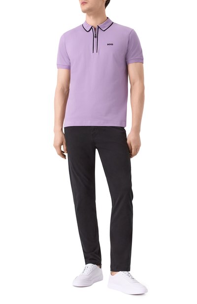 Хлопковое поло BOSS GREEN, арт. 50537489, фото 2