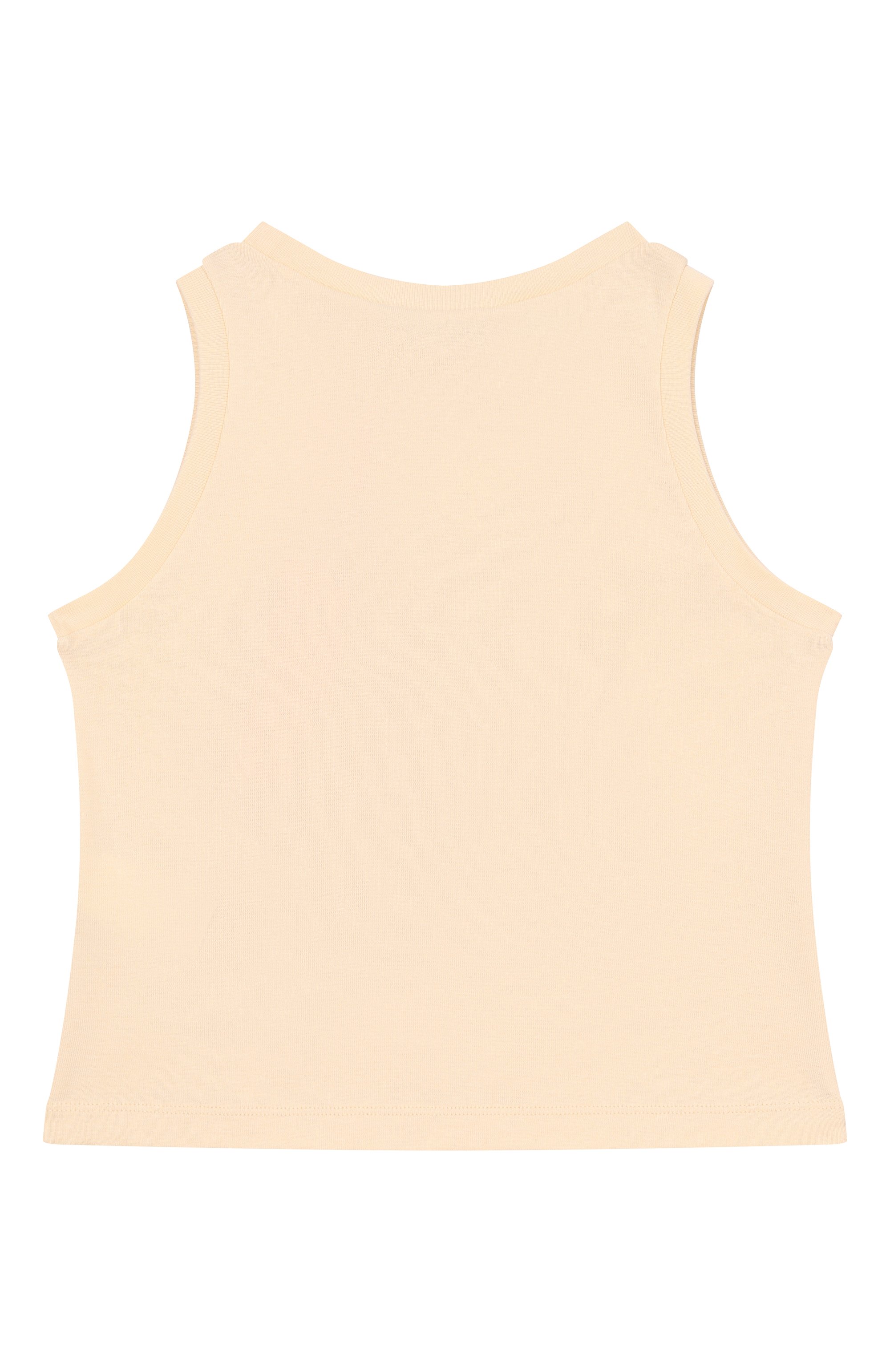 Хлопковая майка MAX&CO кремового цвета по цене 5990 руб., арт. MX0284/MX00T, фото 2 Хлопковая майка MAX&CO, арт. MX0284/MX00T, фото 2