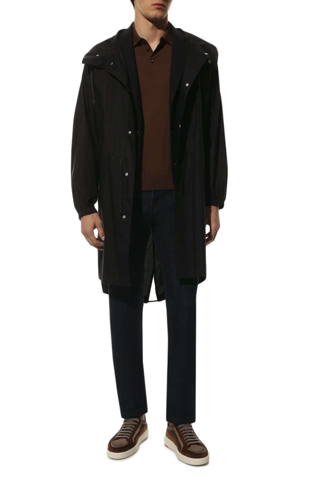 Замшевые кеды SANTONI, арт. MBCD21753BARBEIRS45, фото 2