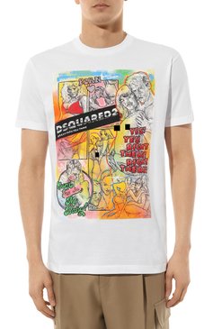 Хлопковая футболка DSQUARED2, арт. S71GD1405, фото 1