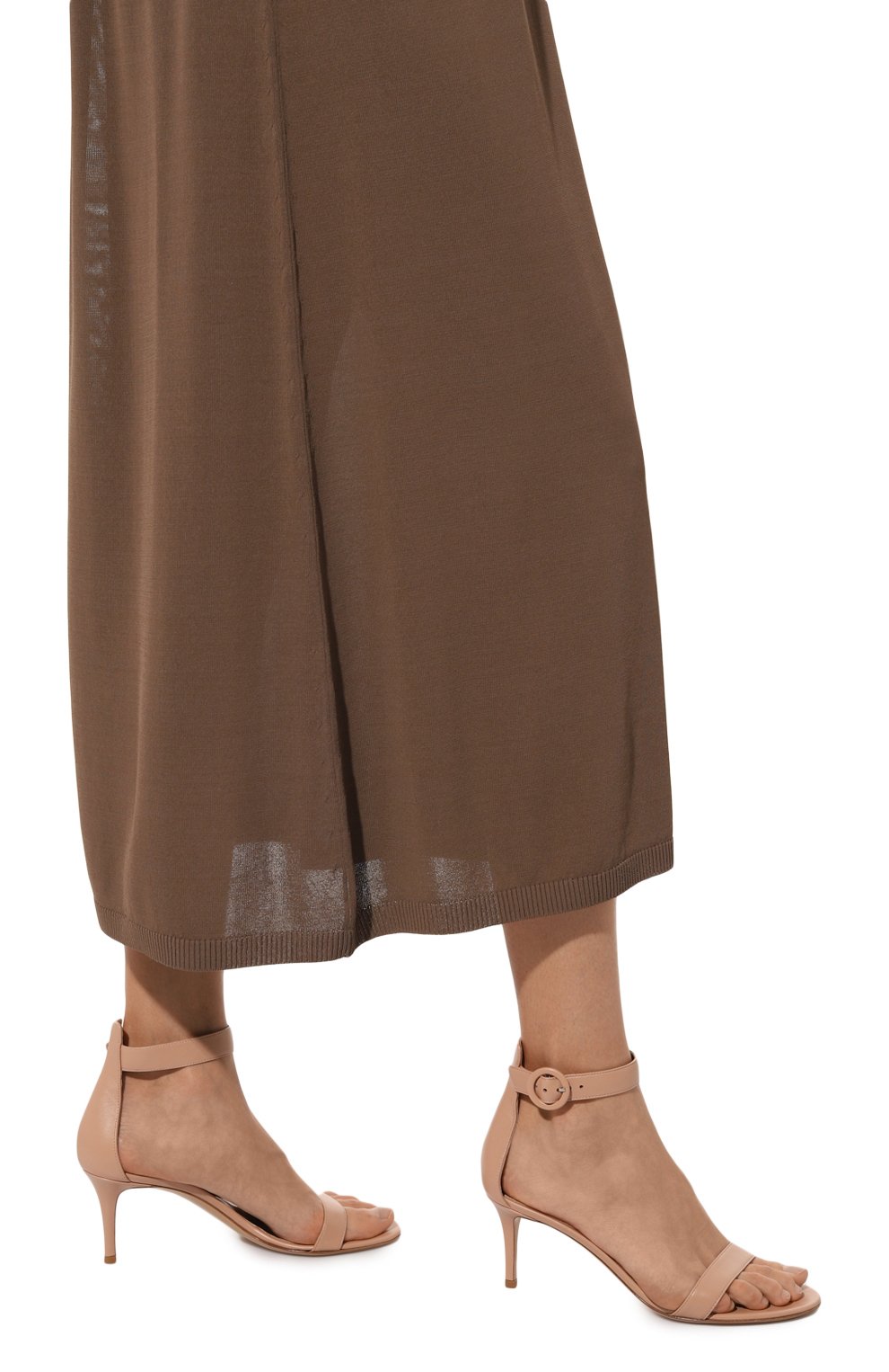 Кожаные босоножки portofino GIANVITO ROSSI, арт. G60088.70RIC.NAPPEAH, фото 3