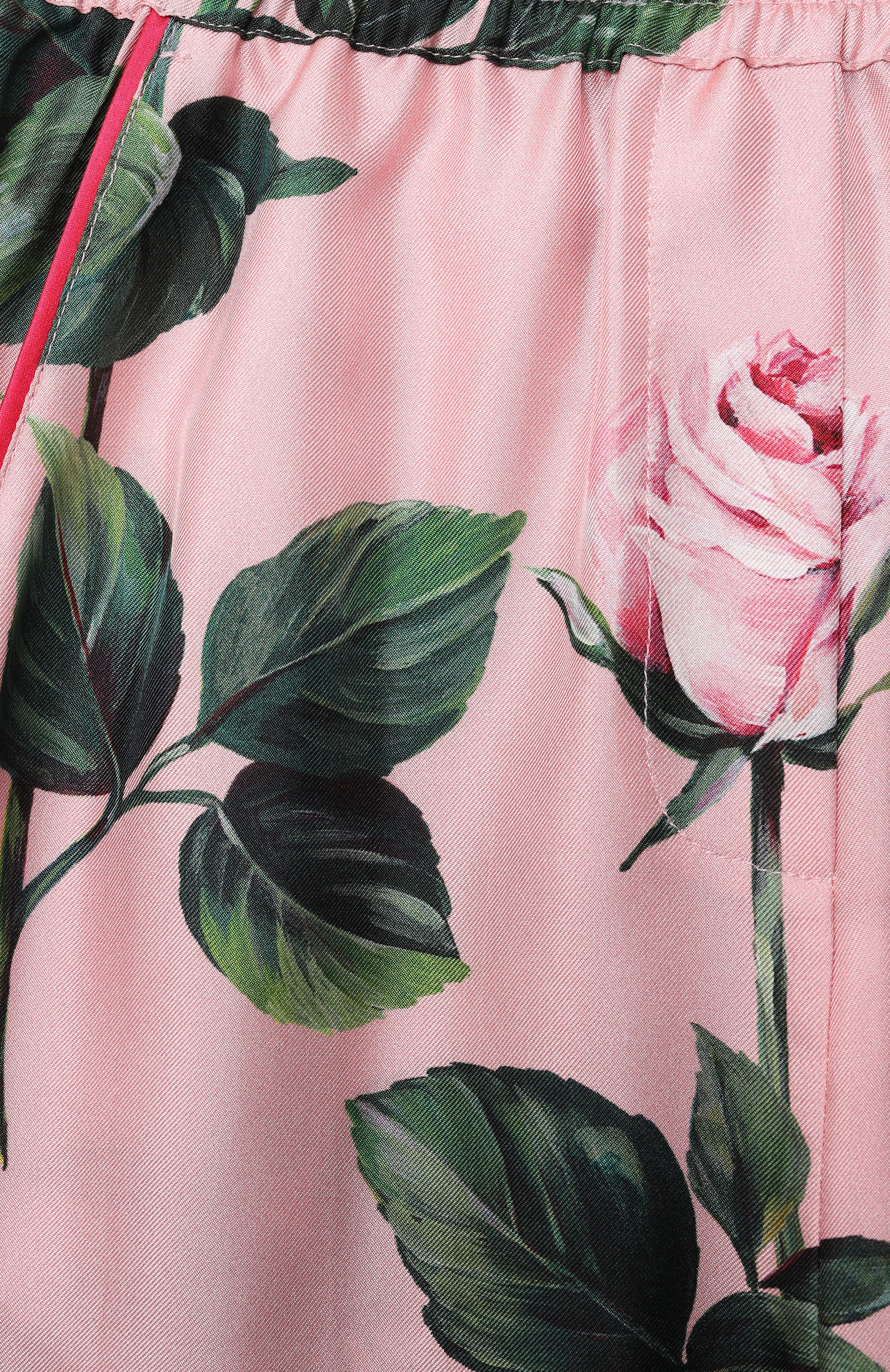 Шелковые брюки DOLCE & GABBANA, арт. L53P30/IS1X8/2-6, фото 3