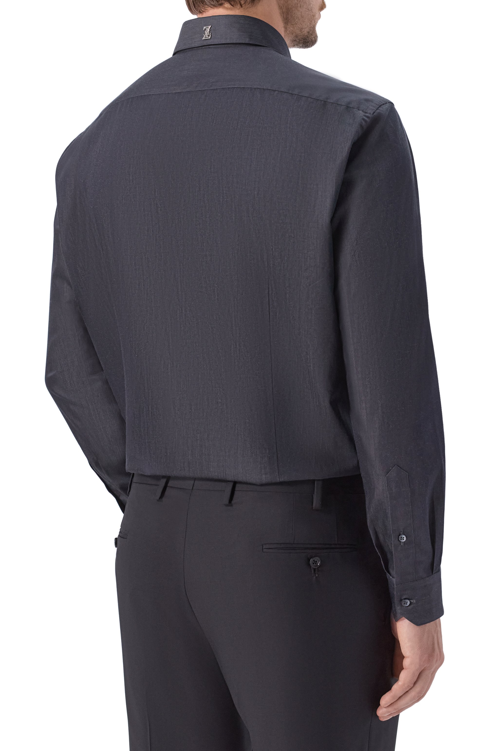 Хлопковая сорочка ZILLI, арт. MFW-7026-0175/U0175/833, фото 4