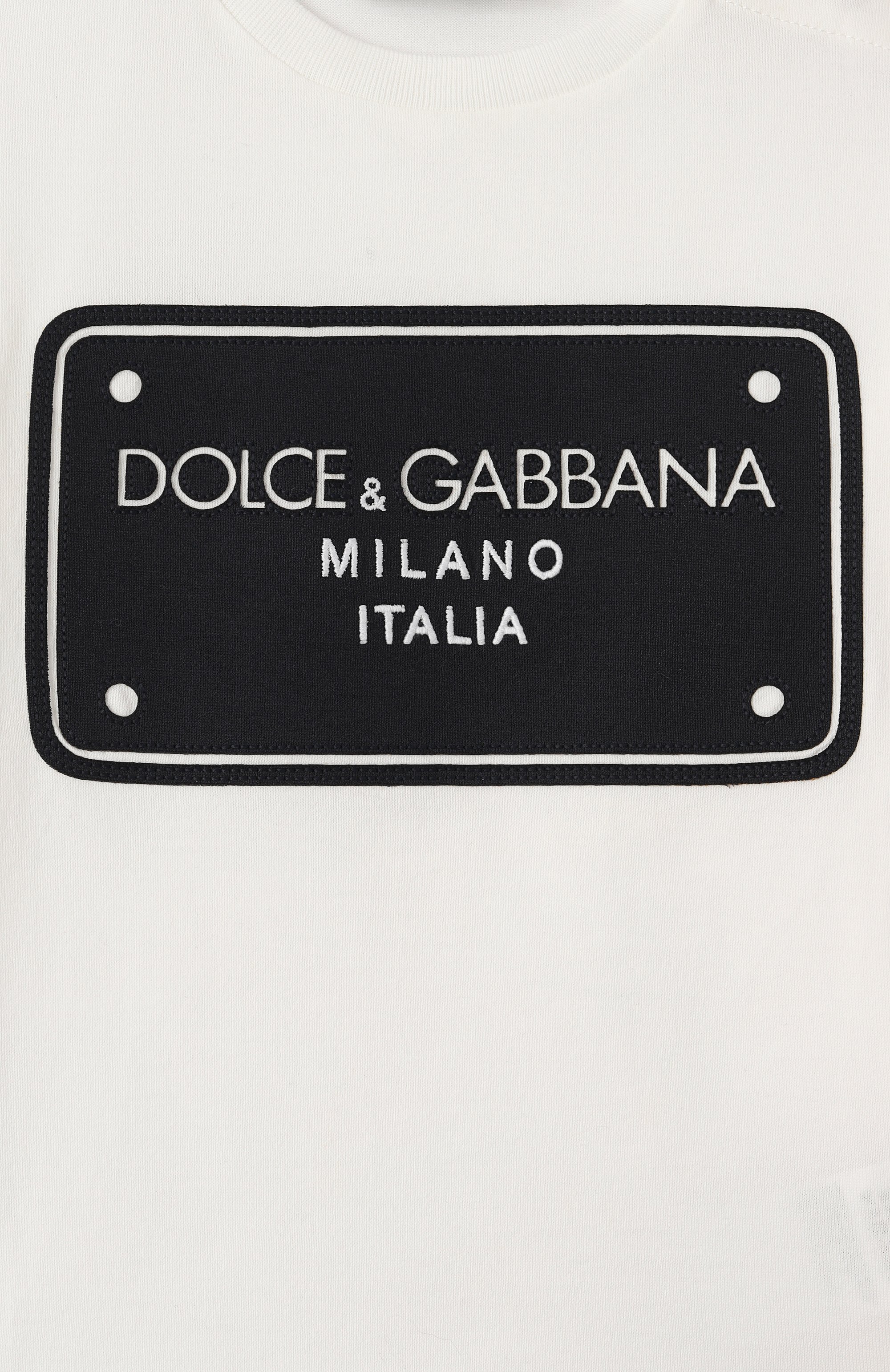 Хлопковая футболка DOLCE & GABBANA, арт. L1JT7W/G7N0G, фото 3