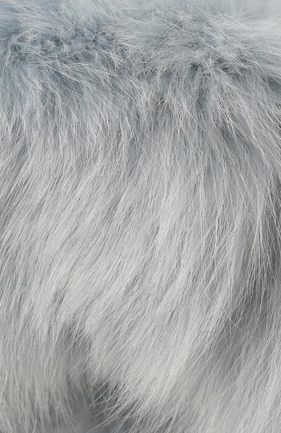 Пуховая шапка-ушанка с отделкой из песца YVES SALOMON ENFANT, арт. 23WEA015XXD0XW, фото 3