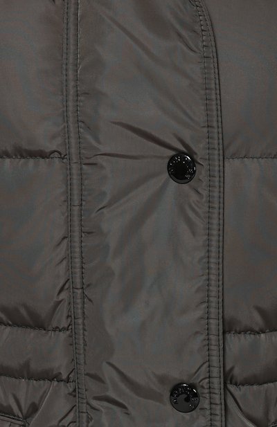 Приталенный стеганый пуховик с меховой отделкой MONCLER, арт. B2-093-49821-25-68065, фото 5