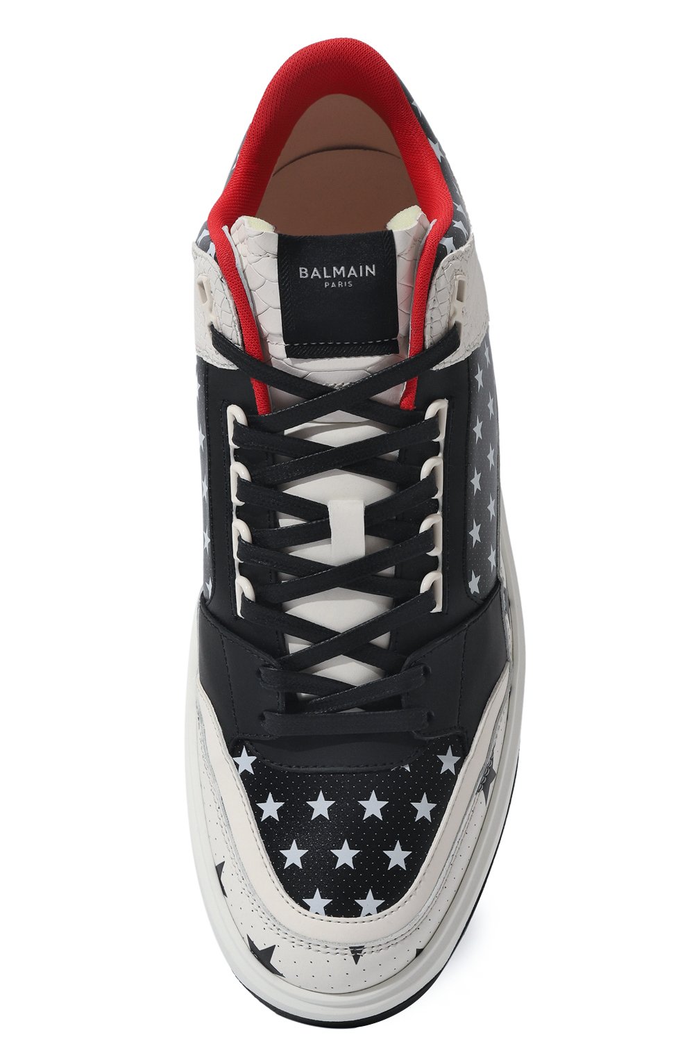 Кожаные кеды b-court BALMAIN, арт. CM1VI344/LTSP, фото 6