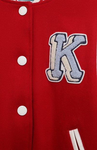 Бомбер из шерсти и вискозы KENZO, арт. K16096/14Y, фото 3