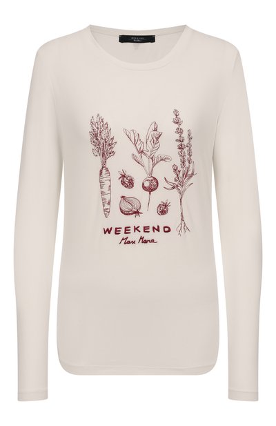 Женский хлопковый пуловер WEEKEND MAX MARA, арт. REN0IR