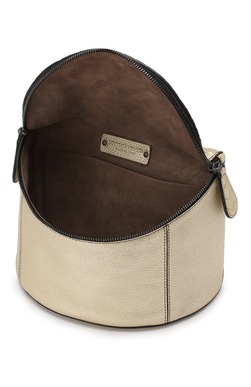 Сумка из кожи BOTTEGA VENETA золотого цвета по цене 133500 руб., арт. 542338/VBNF1, фото 4 Сумка из кожи BOTTEGA VENETA, арт. 542338/VBNF1, фото 4