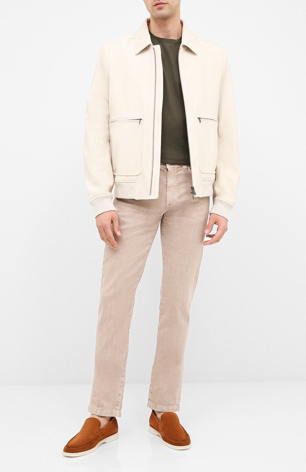 Замшевые лоферы summer walk LORO PIANA, арт. FAE8124, фото 2