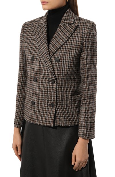 Шерстяной жакет WEEKEND MAX MARA коричневого цвета по цене 51400 руб., арт. NAUSICA, фото 3 Шерстяной жакет WEEKEND MAX MARA, арт. NAUSICA, фото 3