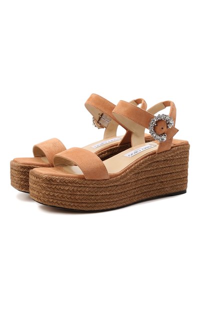 Замшевые босоножки mirabella 70 JIMMY CHOO, арт. MIRABELLE 70/UCB, фото 1