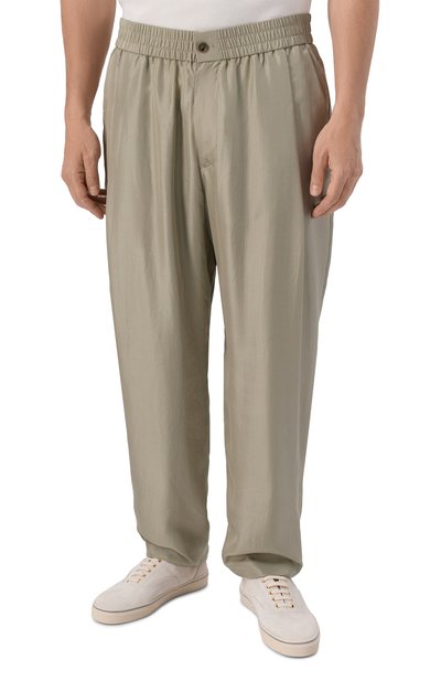 Шелковые брюки GIORGIO ARMANI, арт. GM004367/TE23076, фото 3