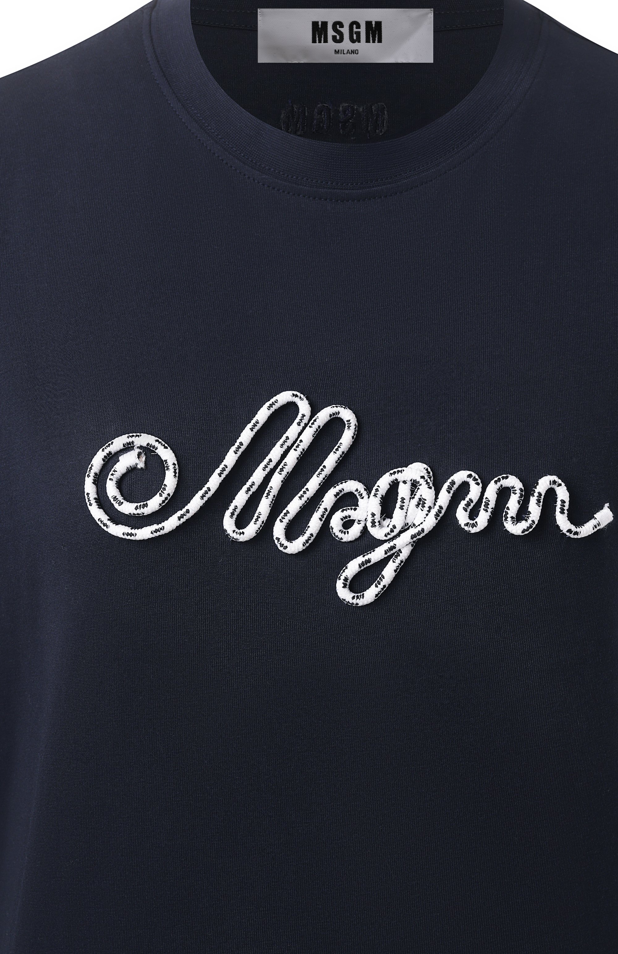 Хлопковая футболка MSGM, арт. 3841MDM130/257097, фото 6