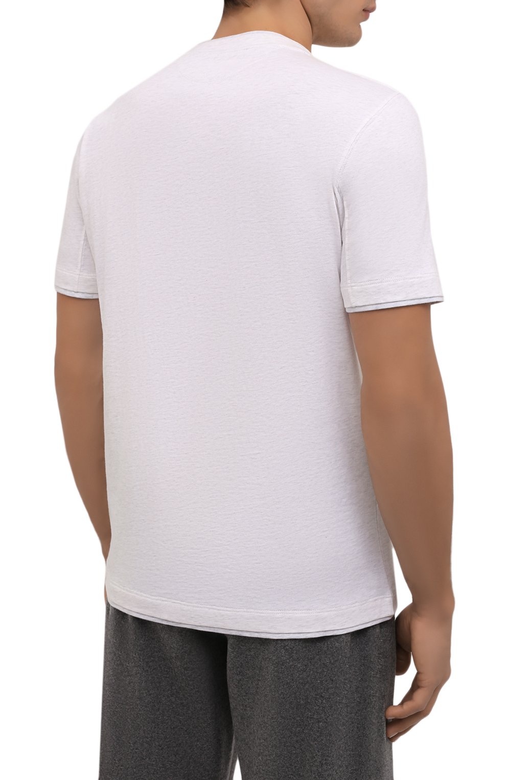 Хлопковая футболка BRUNELLO CUCINELLI, арт. M0T617427, фото 4