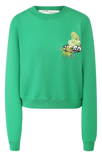 Женский хлопковый свитшот OFF-WHITE, арт. 0WBA026F19F300534010