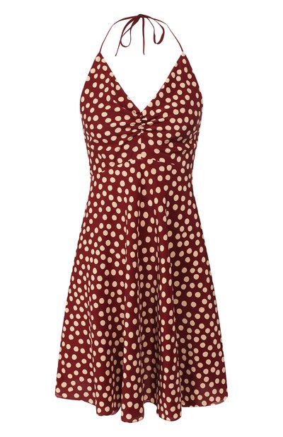 Женское шелковое платье SAINT LAURENT, арт. 575032/Y304V
