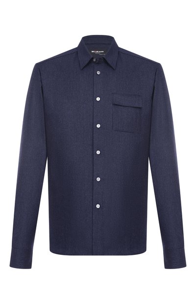 Мужская шерстяная рубашка KITON, арт. UMCBUBAK0167G01
