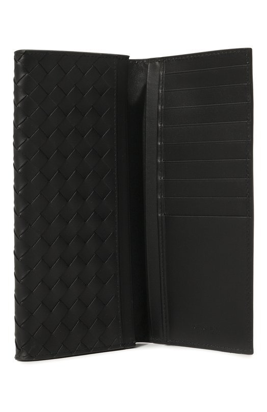 Кожаное портмоне Bottega Veneta 120697/V47W1 Чёрный  120697/V47W1 Фото 3