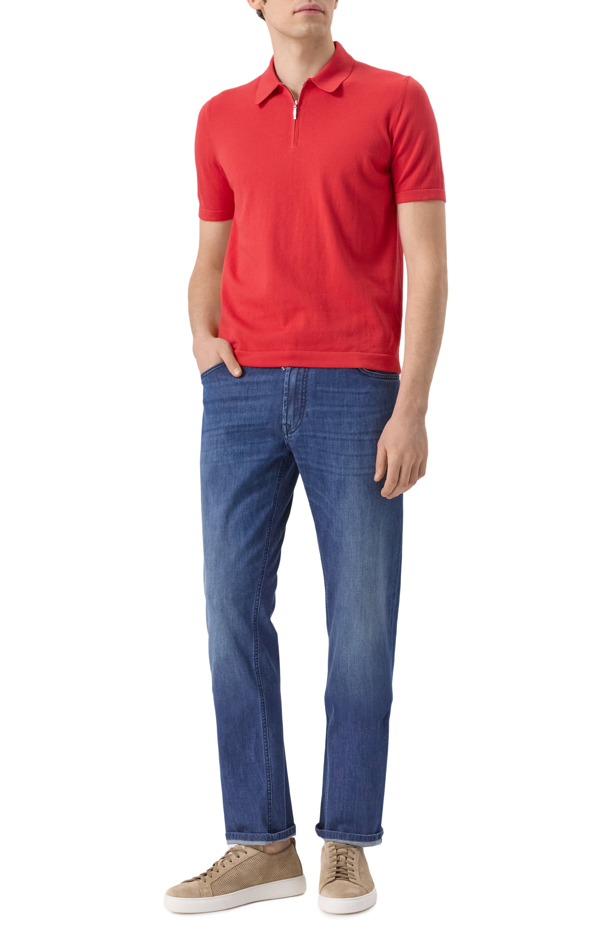 Хлопковое поло GRAN SASSO, арт. 58137/18120, фото 2