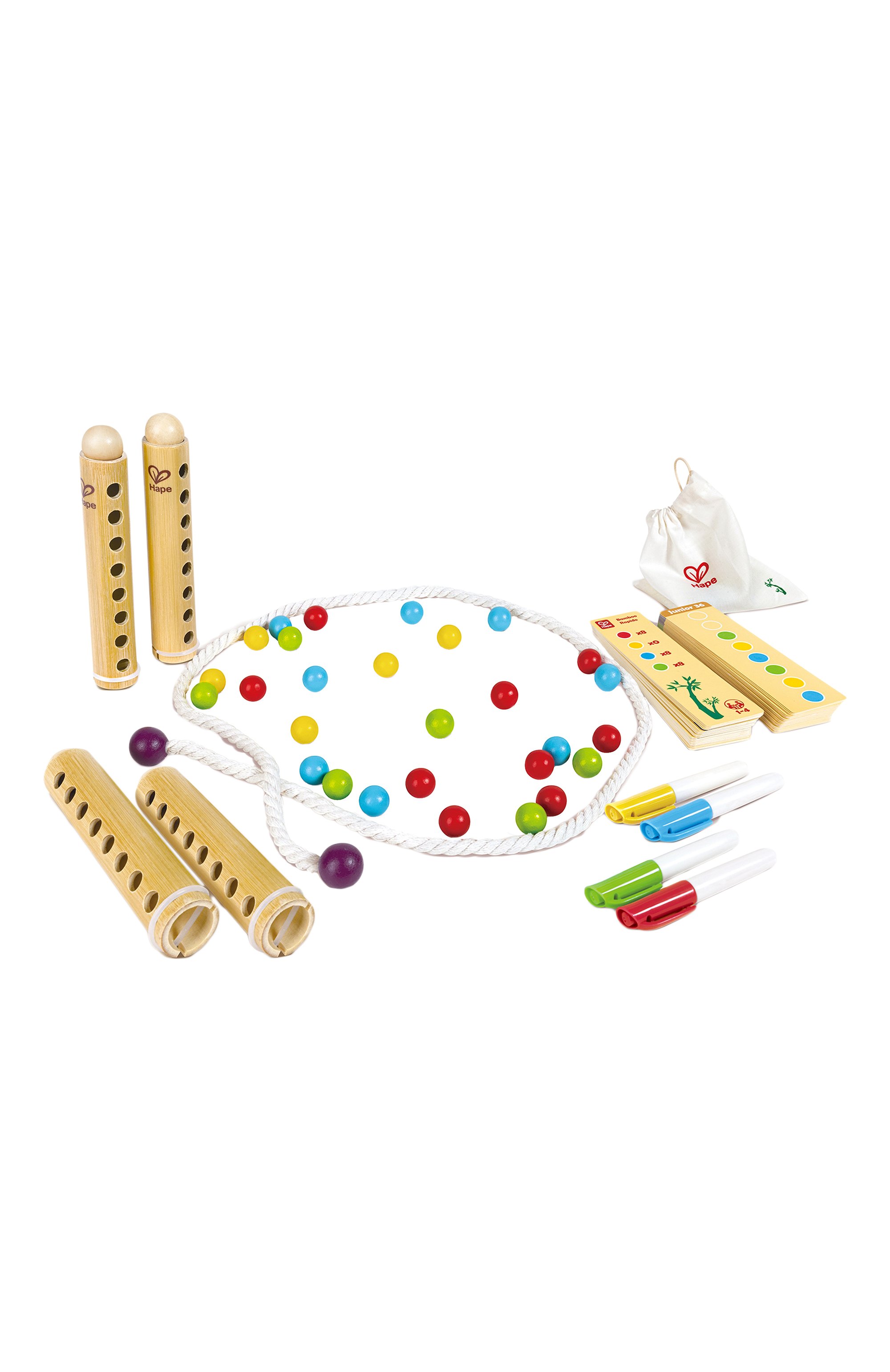 Настольная игра 2в1 шустрый бамбук HAPE разноцветного цвета по цене 4340 руб., арт. E4314_HP, фото 2 Настольная игра 2в1 шустрый бамбук HAPE, арт. E4314_HP, фото 2