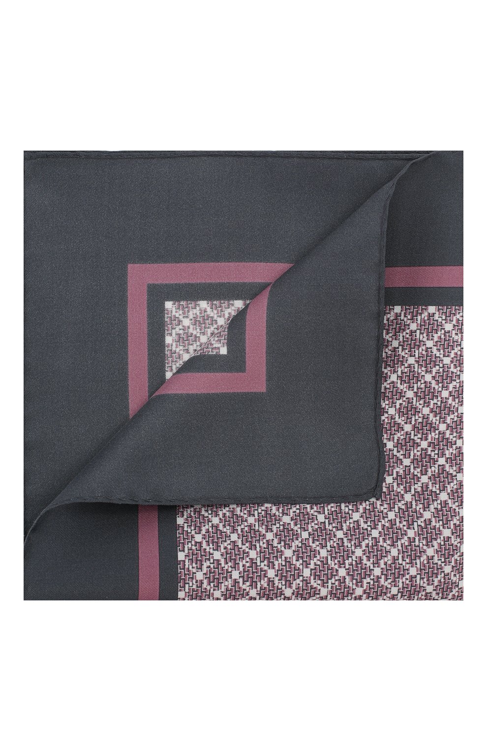 Шелковый платок ZEGNA розового цвета по цене 10650 руб., арт. Z7J03/39A, фото 1 Шелковый платок ZEGNA, арт. Z7J03/39A, фото 1