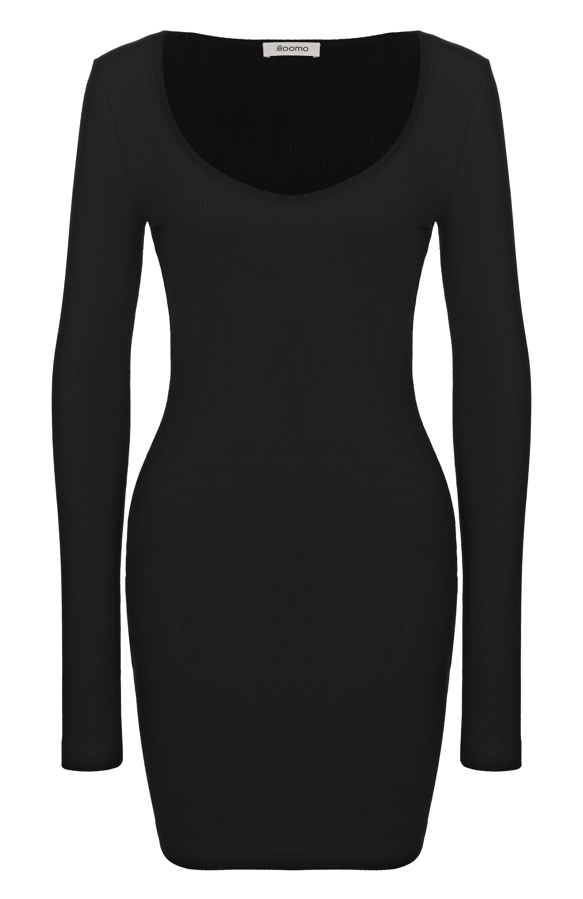 Платье EDOMO черного цвета по цене 13900 руб., арт. D001005FW2324, фото 1 Платье EDOMO, арт. D001005FW2324, фото 1