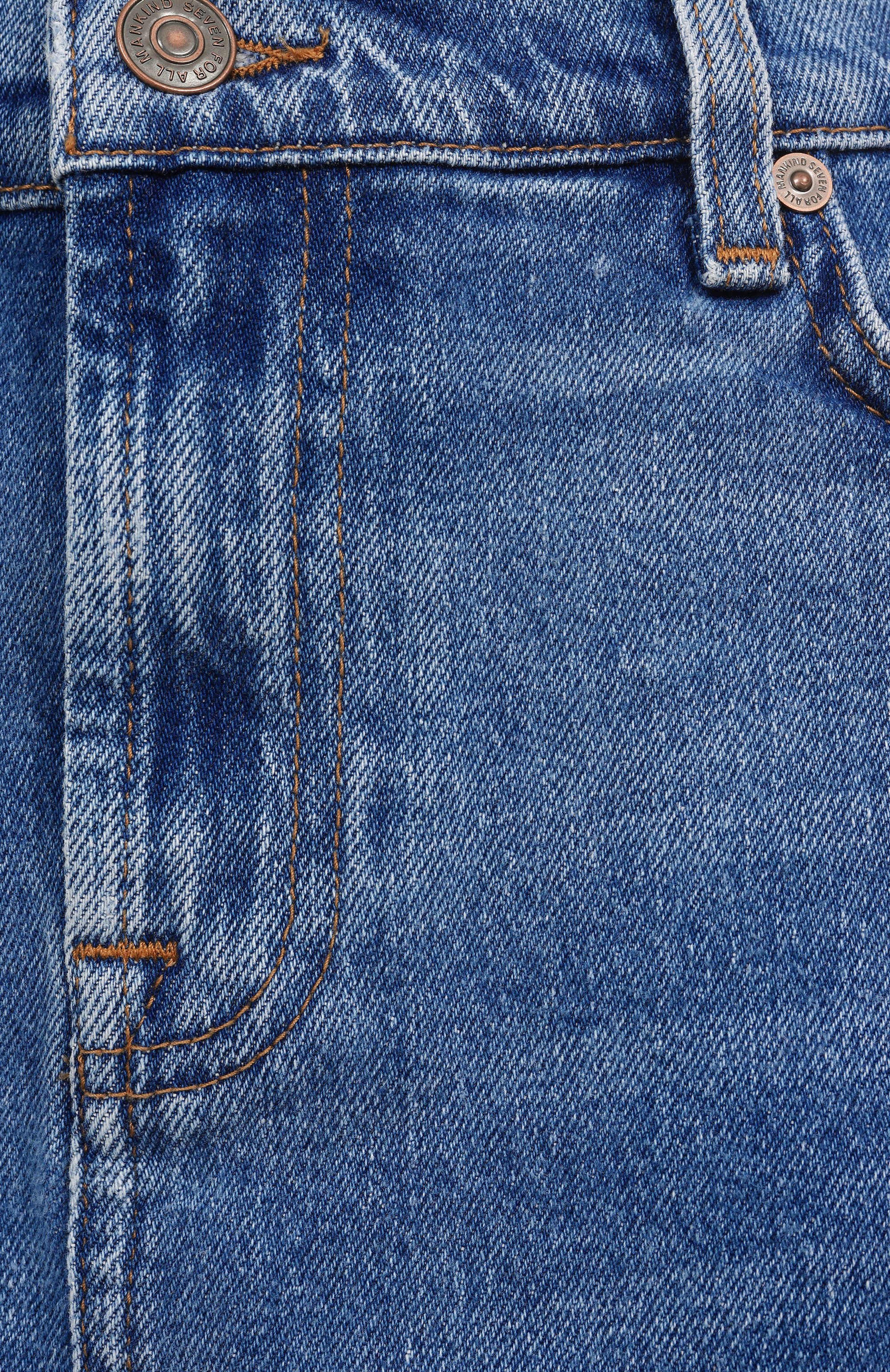 Джинсовая юбка 7 FOR ALL MANKIND, арт. 7U032C10WED, фото 6