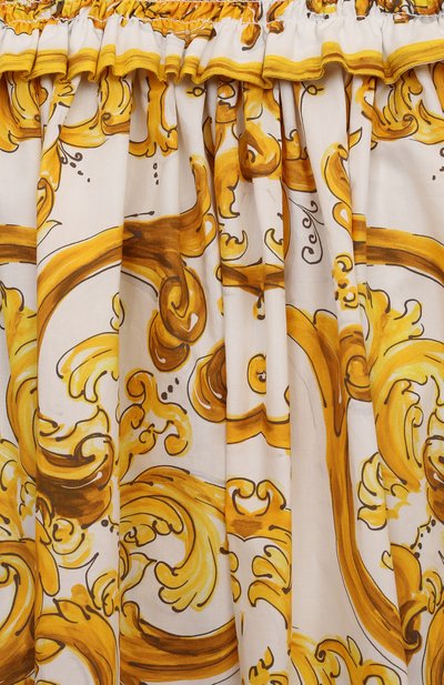 Хлопковая юбка DOLCE & GABBANA, арт. L55I27/FI5JU, фото 3
