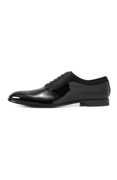 Лакированные оксфорды DOLCE & GABBANA черного цвета по цене 107000 руб., арт. A20213/A0932, фото 3 Лакированные оксфорды DOLCE & GABBANA, арт. A20213/A0932, фото 3