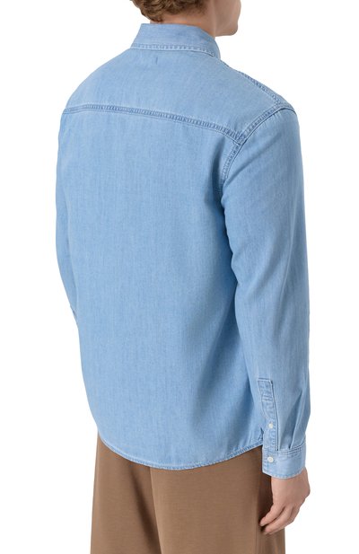 Джинсовая рубашка 12 STOREEZ, арт. 129893, фото 4