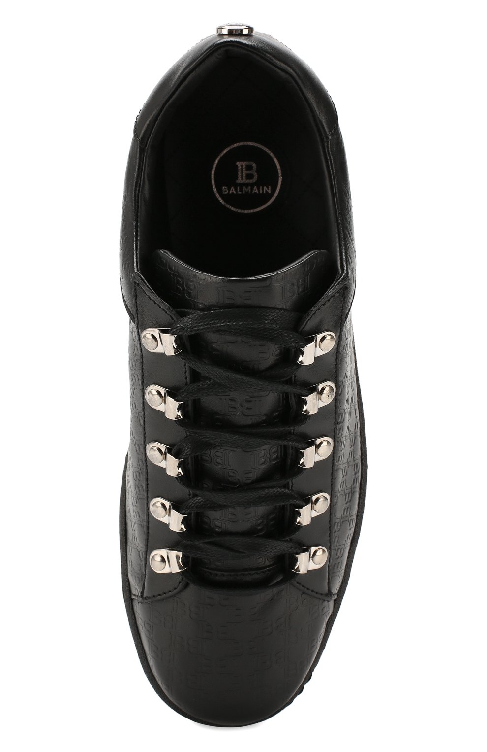 Кожаные кеды BALMAIN, арт. SM0C169/LSEB, фото 5