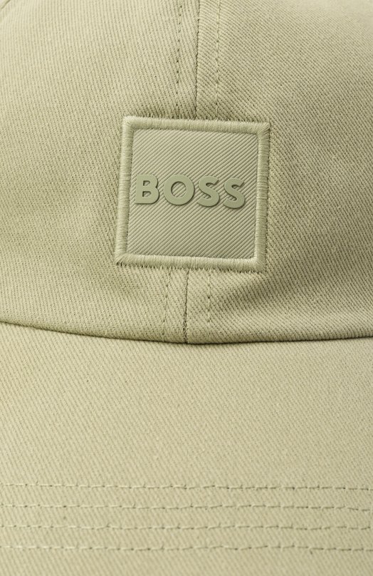 Хлопковая бейсболка BOSS Orange 50535555 Зелёный  50535555 Фото 4