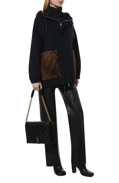 Парка с отделкой из меха норки VALENTINO, арт. SF3FB577DMF, фото 2