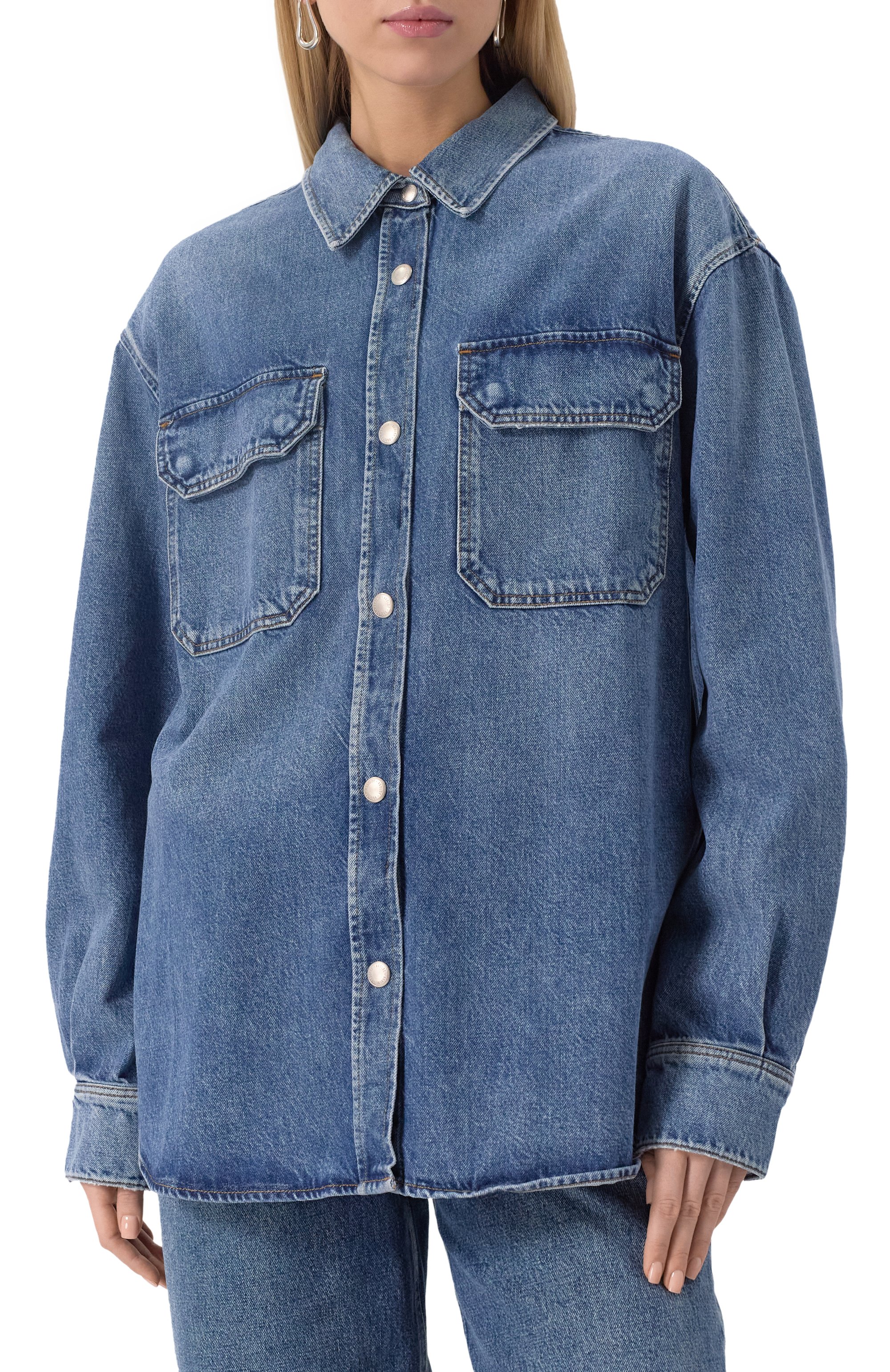 Джинсовая рубашка AGOLDE, арт. A7251-1463, фото 3