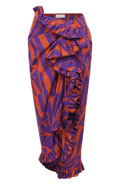 Женская хлопковая юбка DRIES VAN NOTEN, арт. 130813/3003