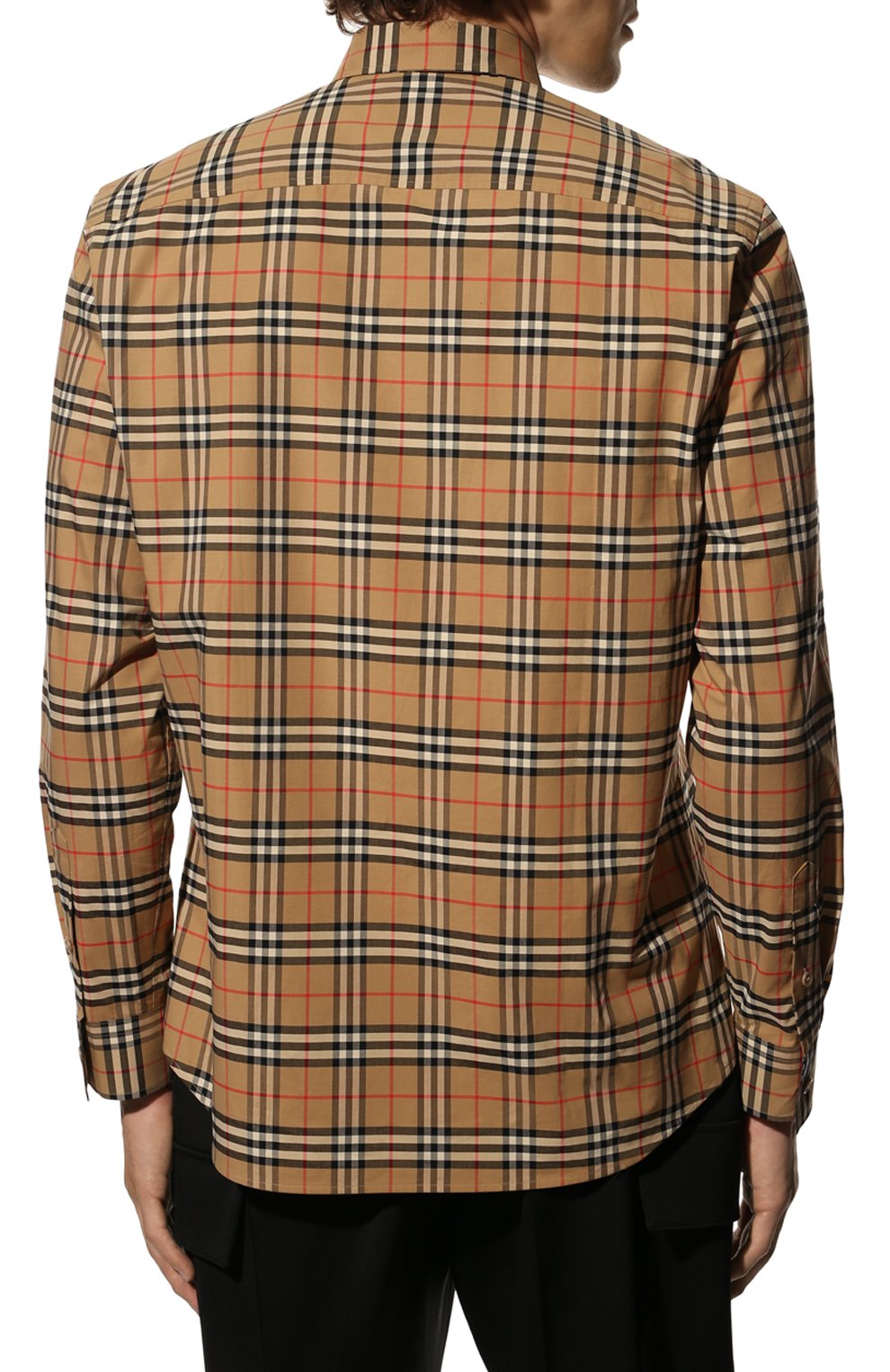 Хлопковая рубашка BURBERRY, арт. 8020966, фото 4