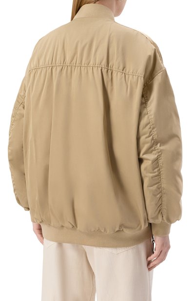 Двусторонний пуховый бомбер PARAJUMPERS бежевого цвета по цене 88000 руб., арт. 25WMPWJKIN32, фото 4 Двусторонний пуховый бомбер PARAJUMPERS, арт. 25WMPWJKIN32, фото 4