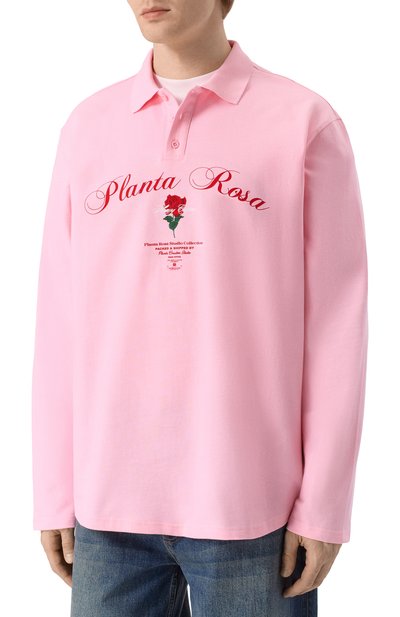 Хлопковое поло PLANTA ROSA, арт. PR/POLOLONG/ROSE/220, фото 3