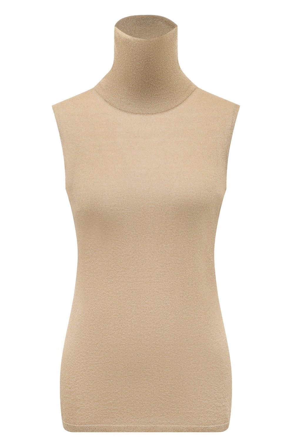 Топ из вискозы FREEAGE бежевого цвета по цене 19000 руб., арт. W24.SW072.9000.800, фото 1 Топ из вискозы FREEAGE, арт. W24.SW072.9000.800, фото 1