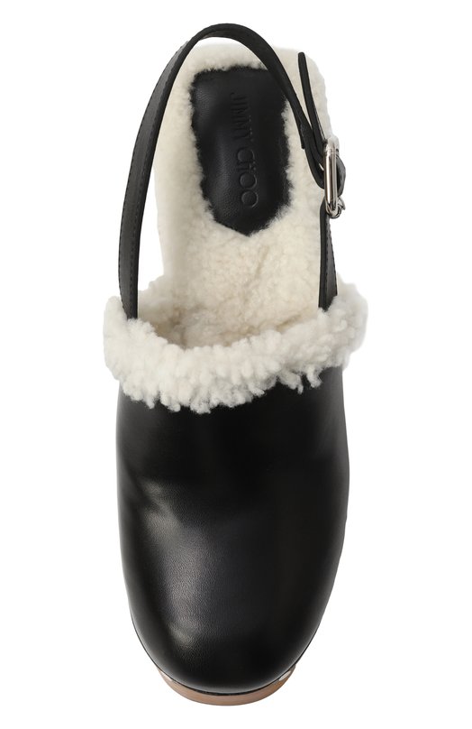 Кожаные туфли Alida Platform 135 Jimmy Choo ALIDA/PF 135/EWD Чёрный  ALIDA/PF 135/EWD Фото 6
