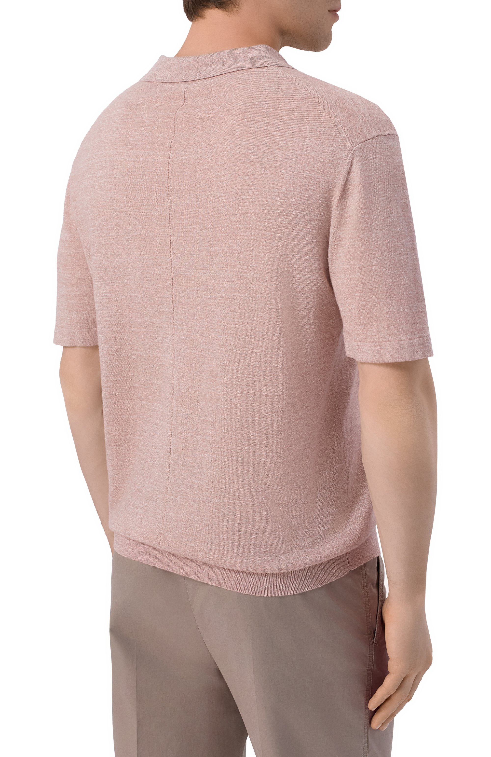 Поло из шерсти и льна 12 STOREEZ, арт. 137720, фото 4