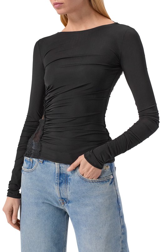 Топ Blumarine 2C435A Чёрный  2C435A Фото 3