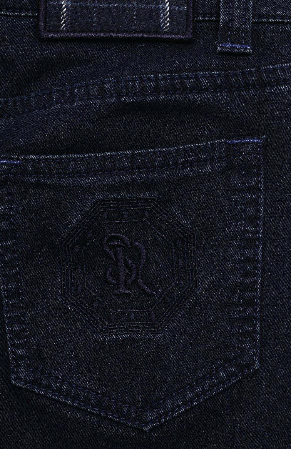 Джинсы STEFANO RICCI JUNIOR темно-синего цвета по цене 93700 руб., арт. YFT3301170/T45BL, фото 3 Джинсы STEFANO RICCI JUNIOR, арт. YFT3301170/T45BL, фото 3