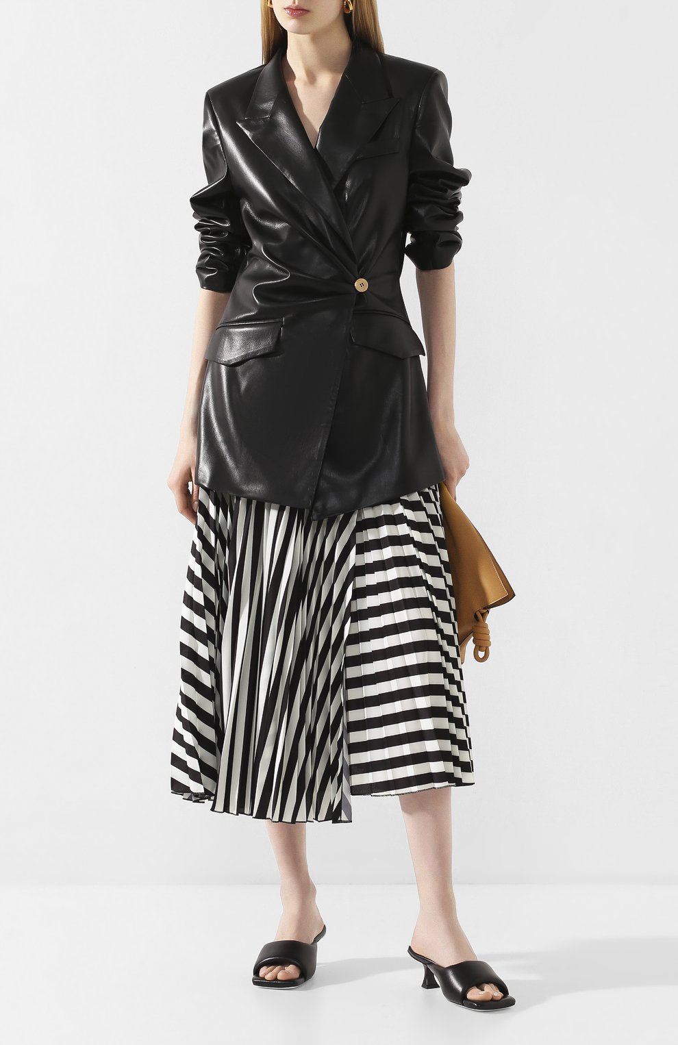 Жакет NANUSHKA, арт. BLAIR_BLACK_VEGAN LEATHER, фото 2