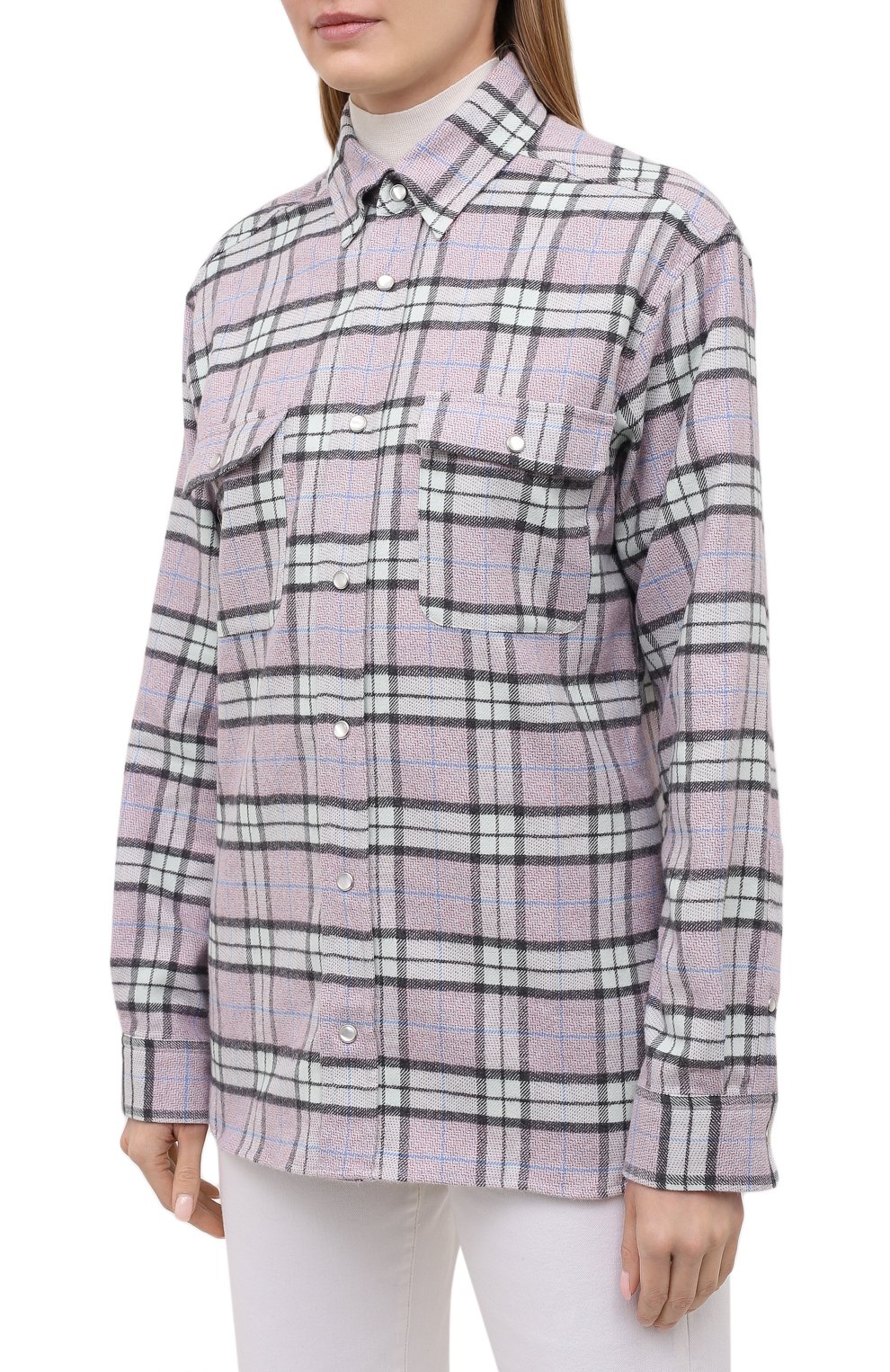 Хлопковая рубашка ISABEL MARANT ETOILE, арт. CH0738-21P024E/LAY0L, фото 3