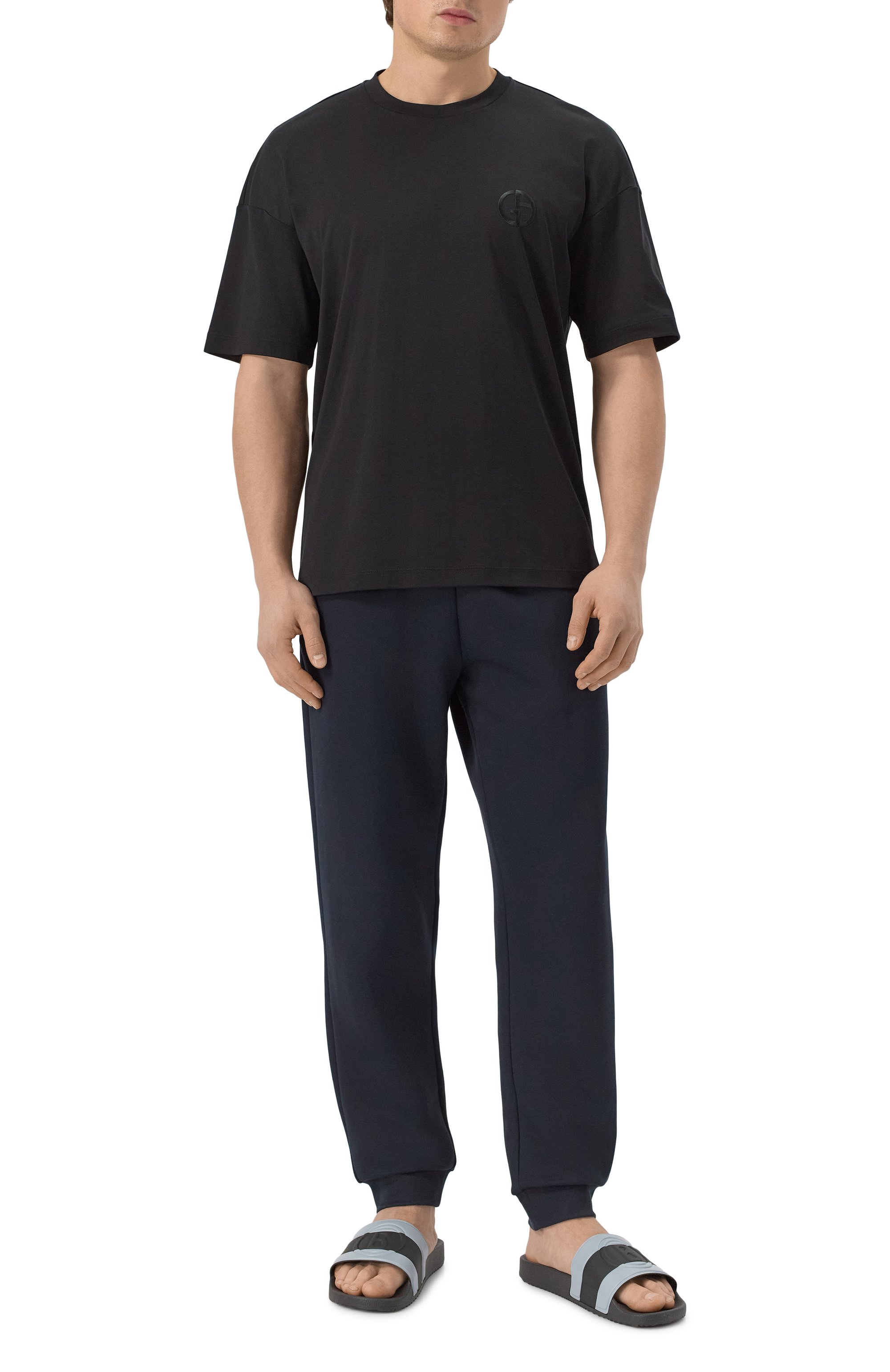 Хлопковая футболка GIORGIO ARMANI, арт. GM001246/TE10333, фото 2