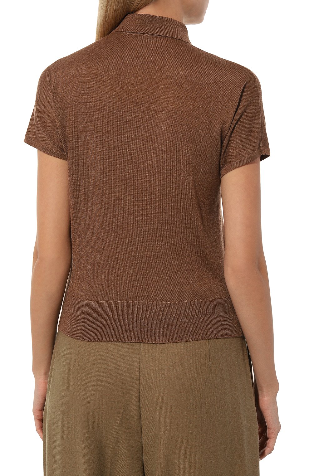 Поло из кашемира и шелка KITON, арт. D56721, фото 4