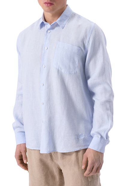 Льняная рубашка VILEBREQUIN, арт. CAR0UBIS/H9U10, фото 3